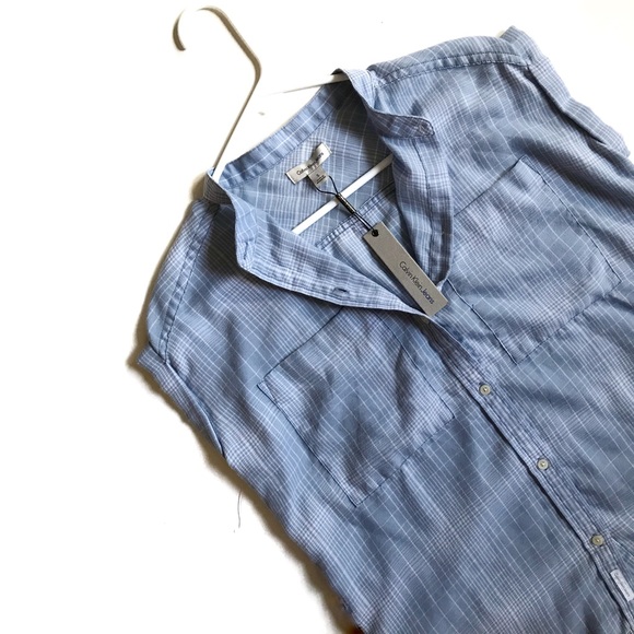 Calvin Klein Jeans Tops - Calvin Klein Jeans Soft Plaid Button Down Shirt S